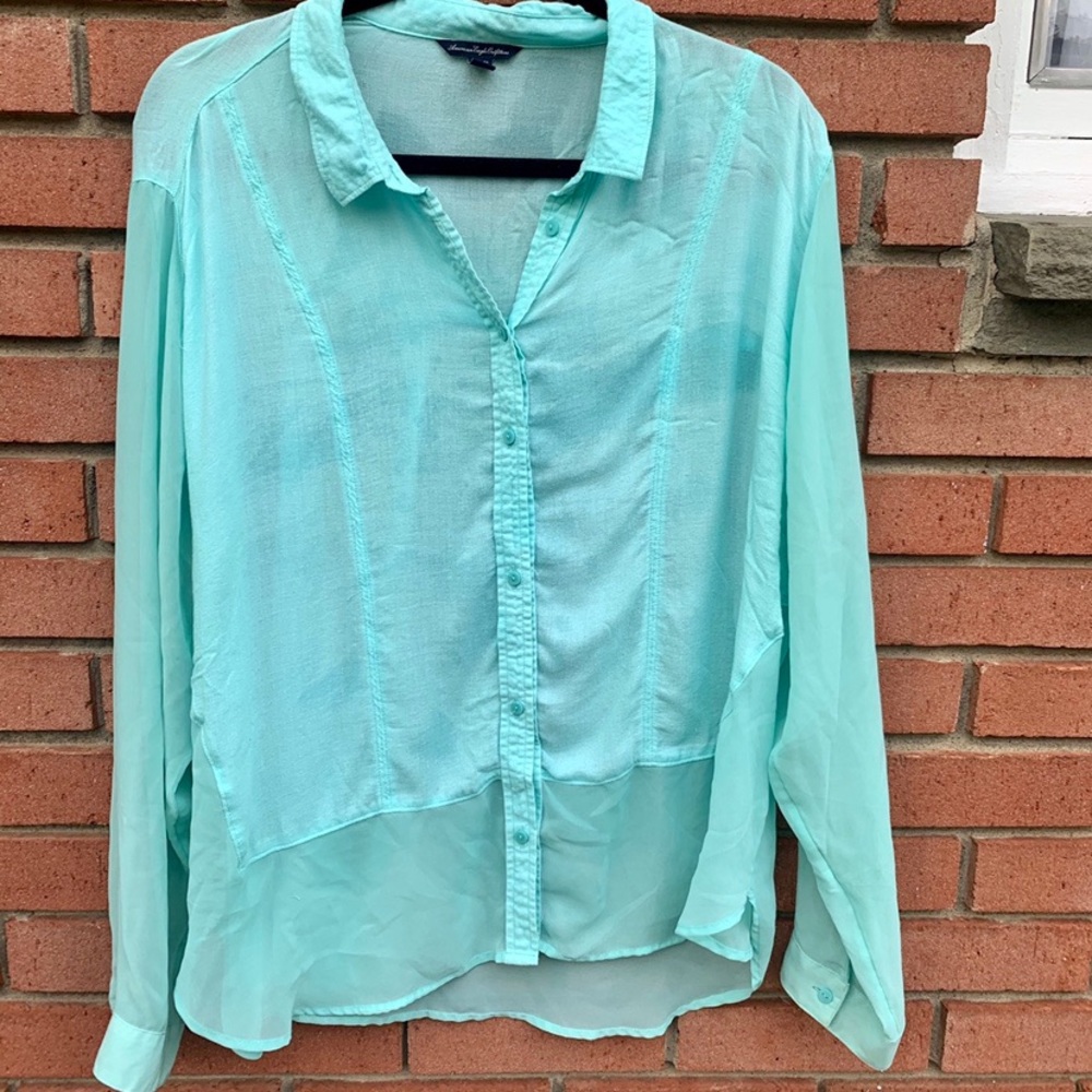 American Eagle Chiffon Blouse